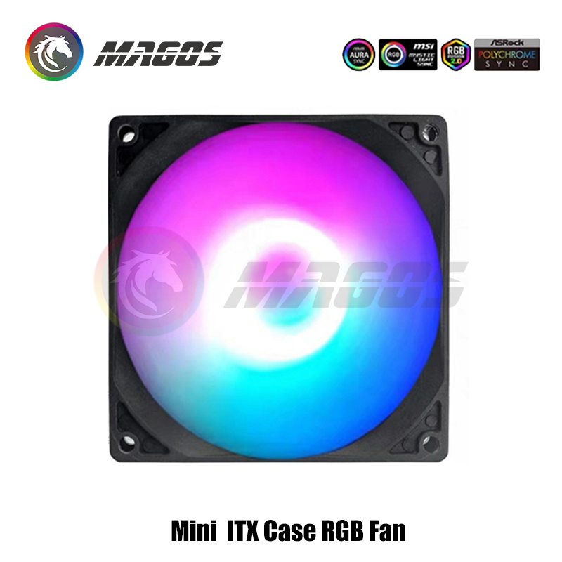 Mini ITX Case ARGB Fan 8cm 9cm - Fly Line recension och pris
